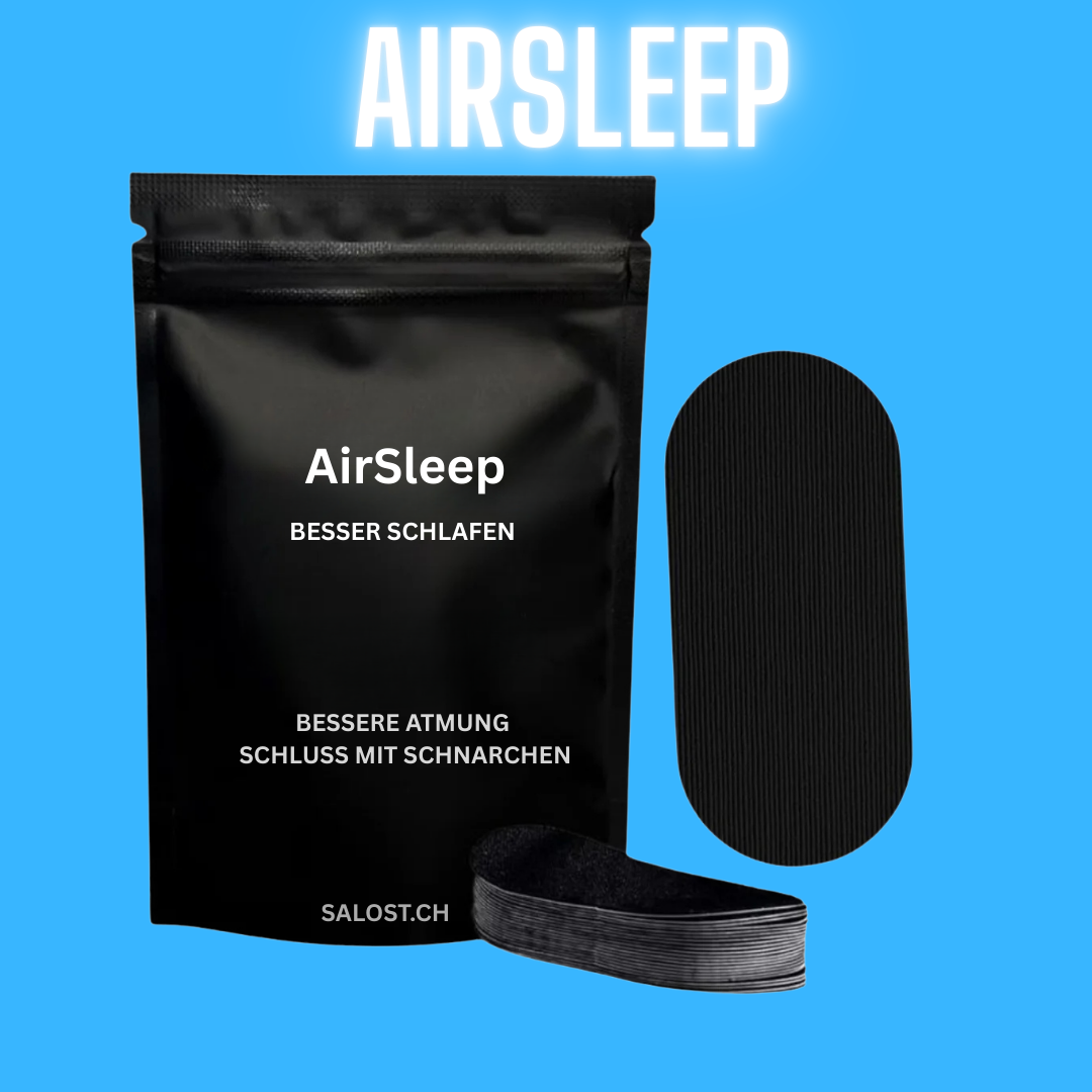 AirSleep Mund-Tap für bessere Nasenatmung und schnarchfreie Nächte