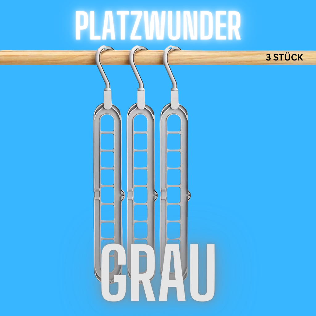 PlatzWunder – Klappbarer Kleiderbügel für mehr Stauraum
