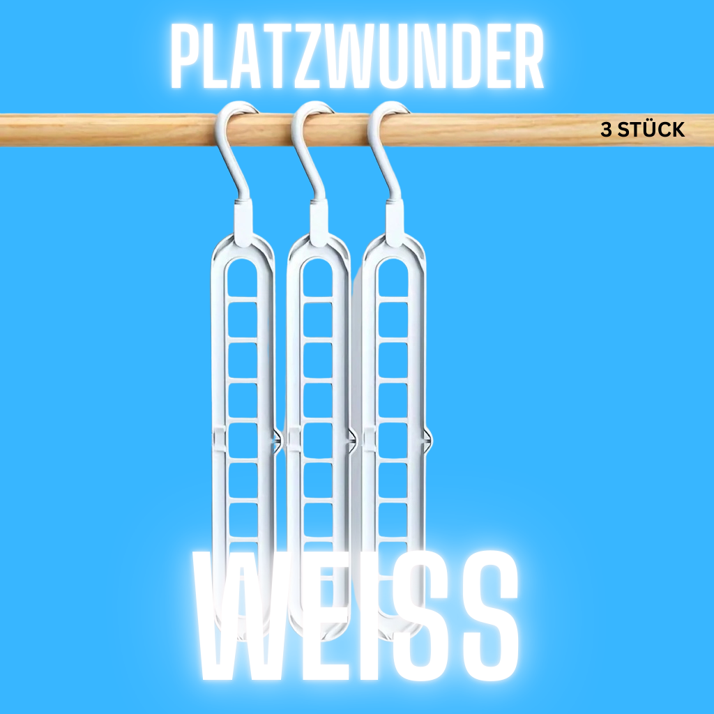 PlatzWunder – Klappbarer Kleiderbügel für mehr Stauraum