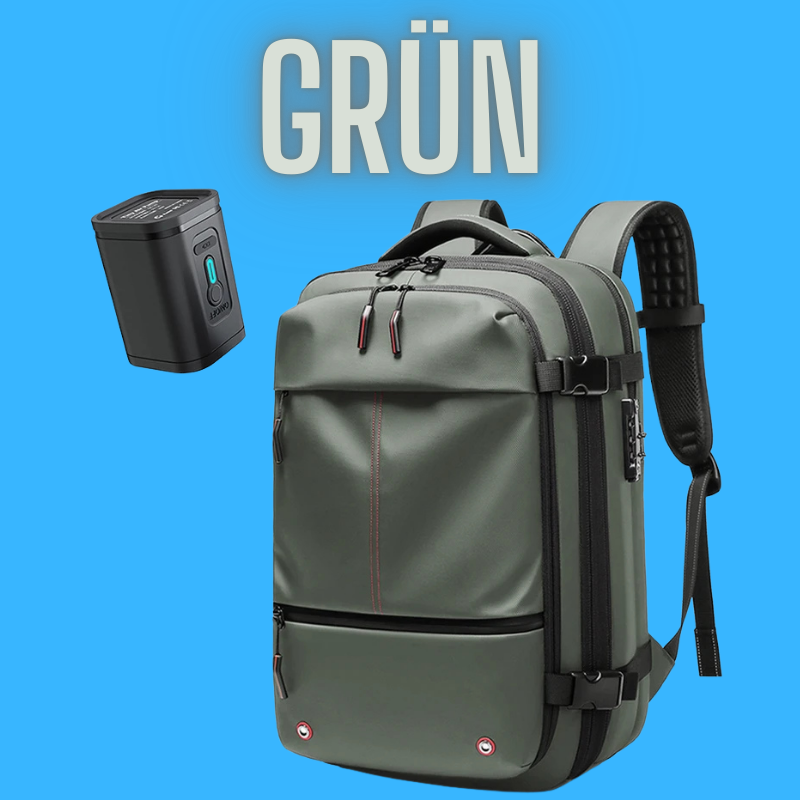 AeroPack – Der vakuumierbare Reiserucksack