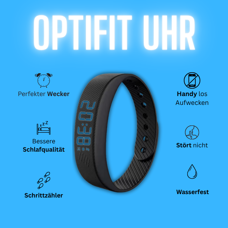 OptiFit Uhr – Dein smarter Start in einen aktiven Tag